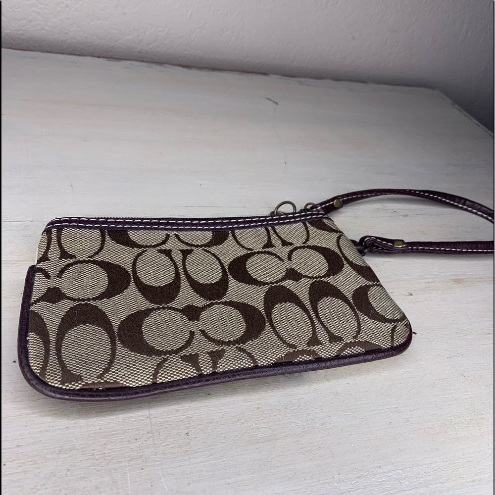 Coach Color Block Wristlet